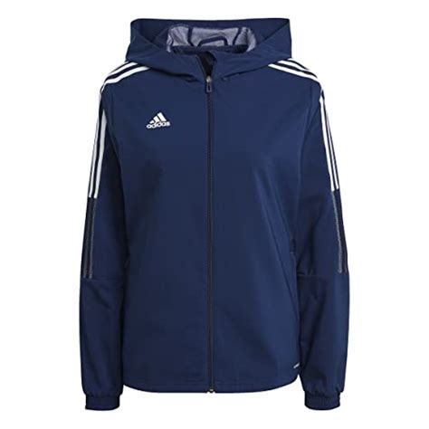 adidas damen slim jacke navy|adidas lightweight leather jacket.